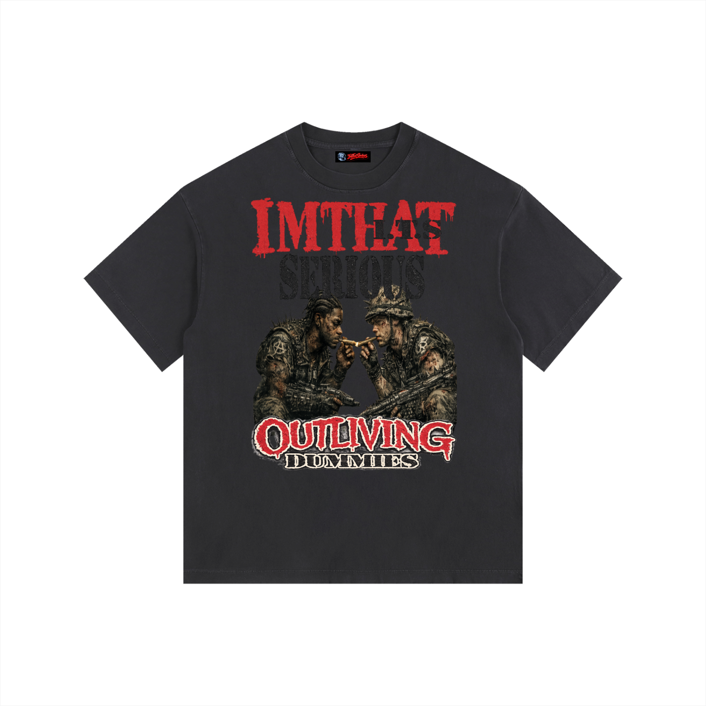 War Gas Mud,War Gas Mud Men,War Gas Mud T-Shirt,War Gas Mud Men T-Shirt,IMTHATSERIOUS,Men,Vintage Washed Oversized Cotto,Men Vintage Washed T-Shirt,Men Cotton T-Shirt,Men Oversized T-Shirt