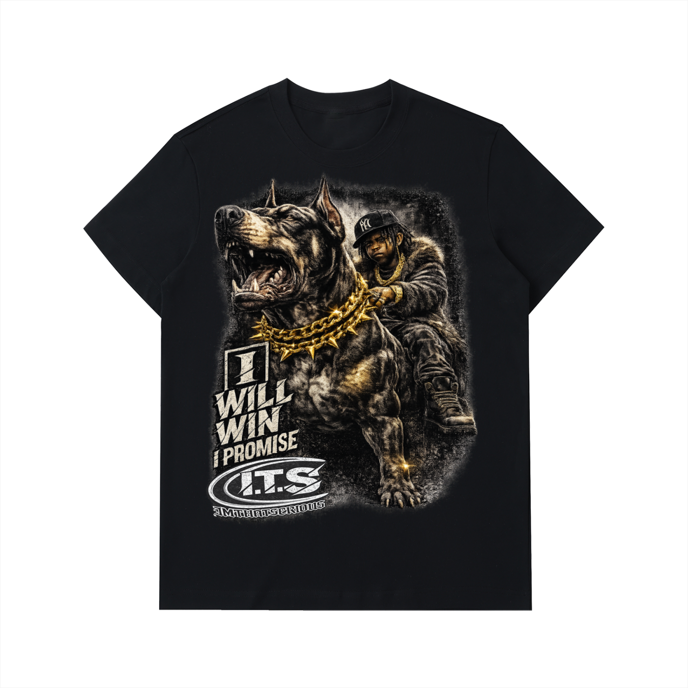 Heavyweight Cotton T-Shirt,I Will Win,I Will Win T-Shirt,Cotton,Cotton T-shirt,I Will Win Cotton T-shirt,T-shirt,Men,IMTHATSERIOUS,Men T-shirt