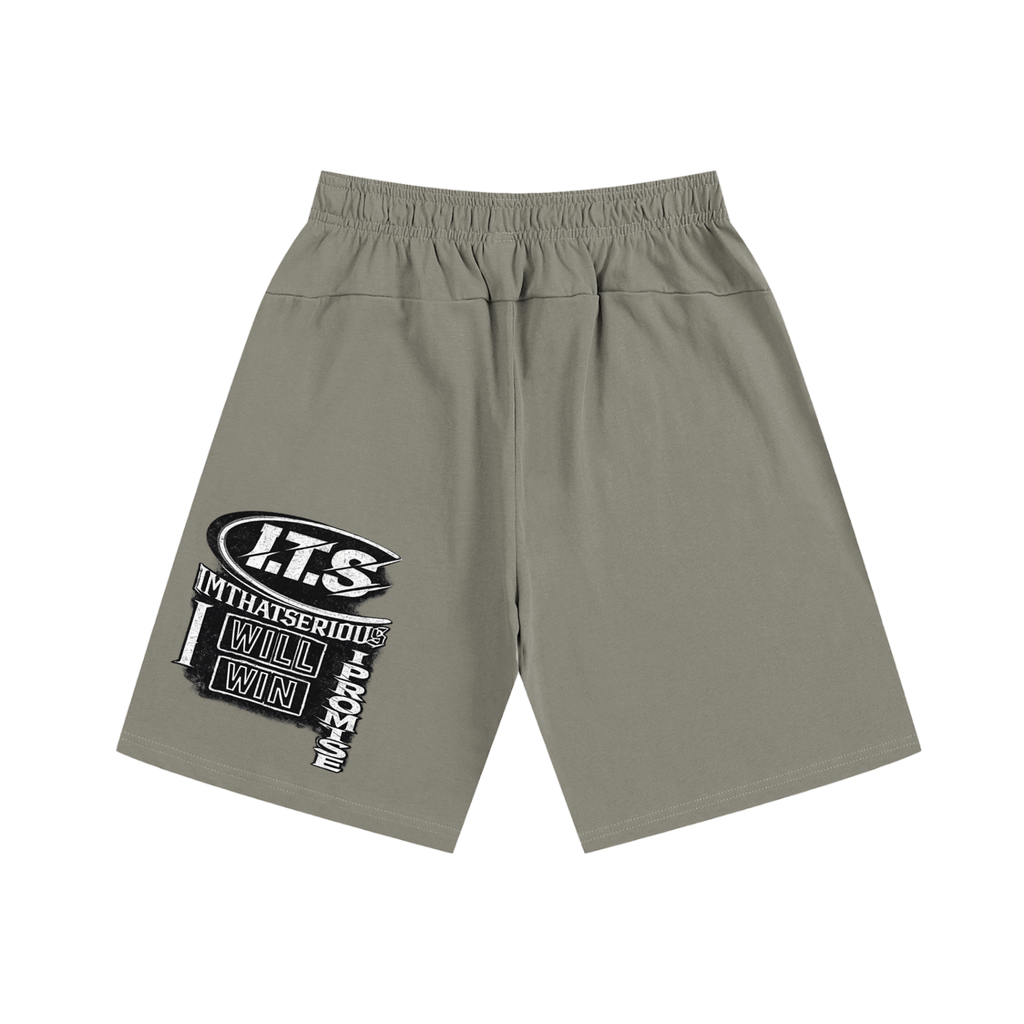 Heavyweight Cotton Shorts,I.T.S,IMTHATSERIOUS,Men,Men Shorts,Shorts,Cotton Shorts,I Will Win,I Will Win Shorts,I Will Win Men Shorts