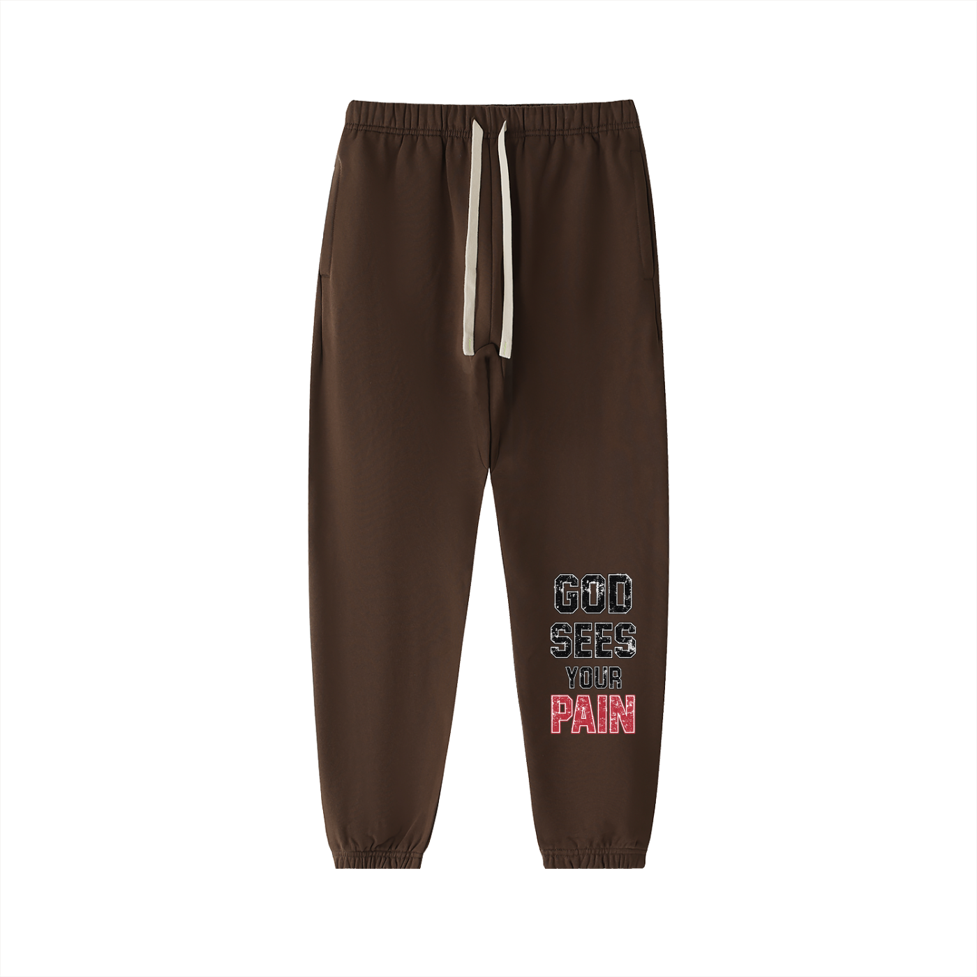 Heavyweight Cotton Sweatpants,I.T.S,IMTHATSERIOUS,God Sees Your Pain,God Sees Your Pain Tracksuit,God Sees Your Pain Sweatpants,Cotton Sweatpants,Tracksuit,Sweatpants,Men