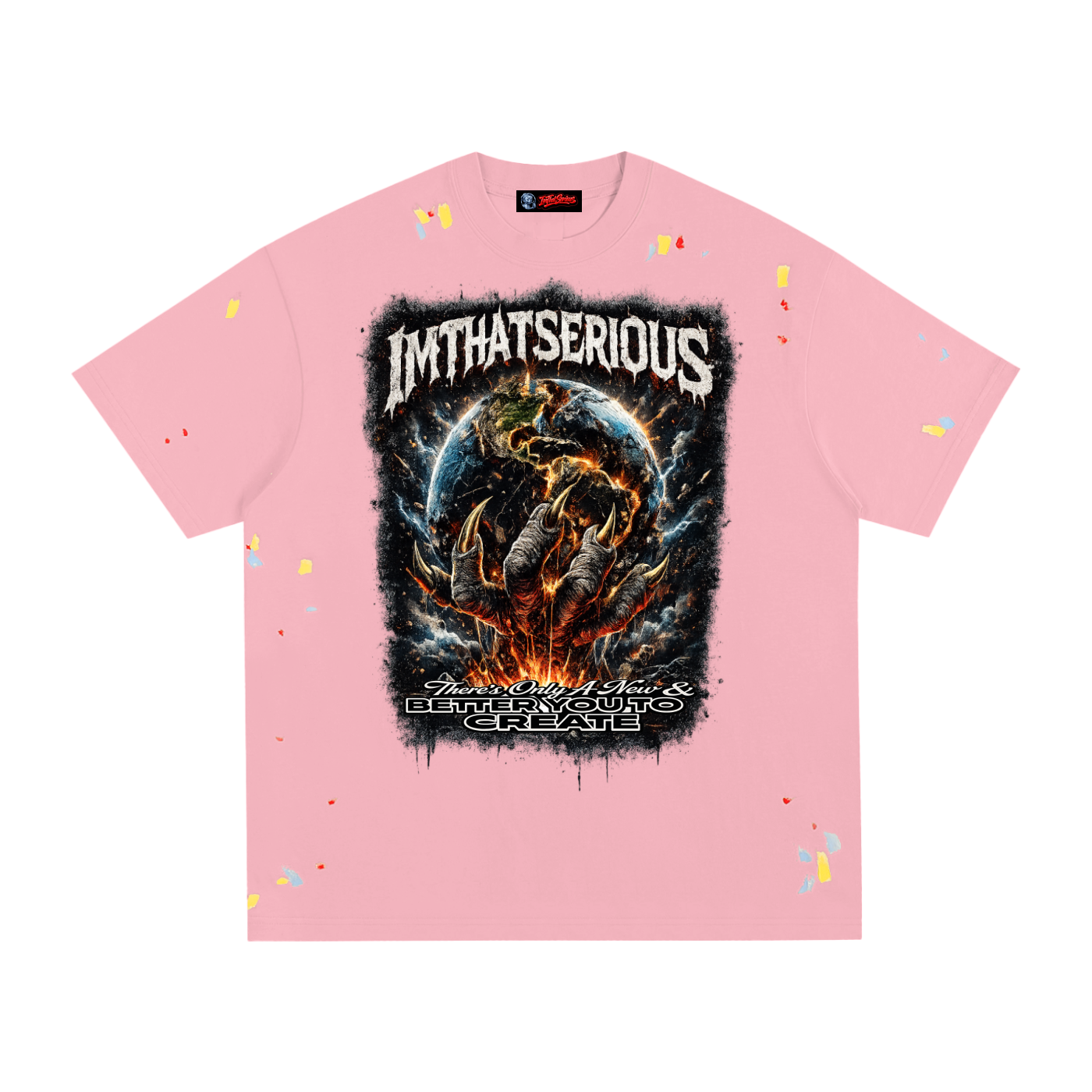 Paint Splatter T-Shirt,Creator Paint Splatter T-Shirt,Men Paint Splatter T-Shirt,Creator,IMTHATSERIOUS,Creator Men,Creator Men T-Shirt