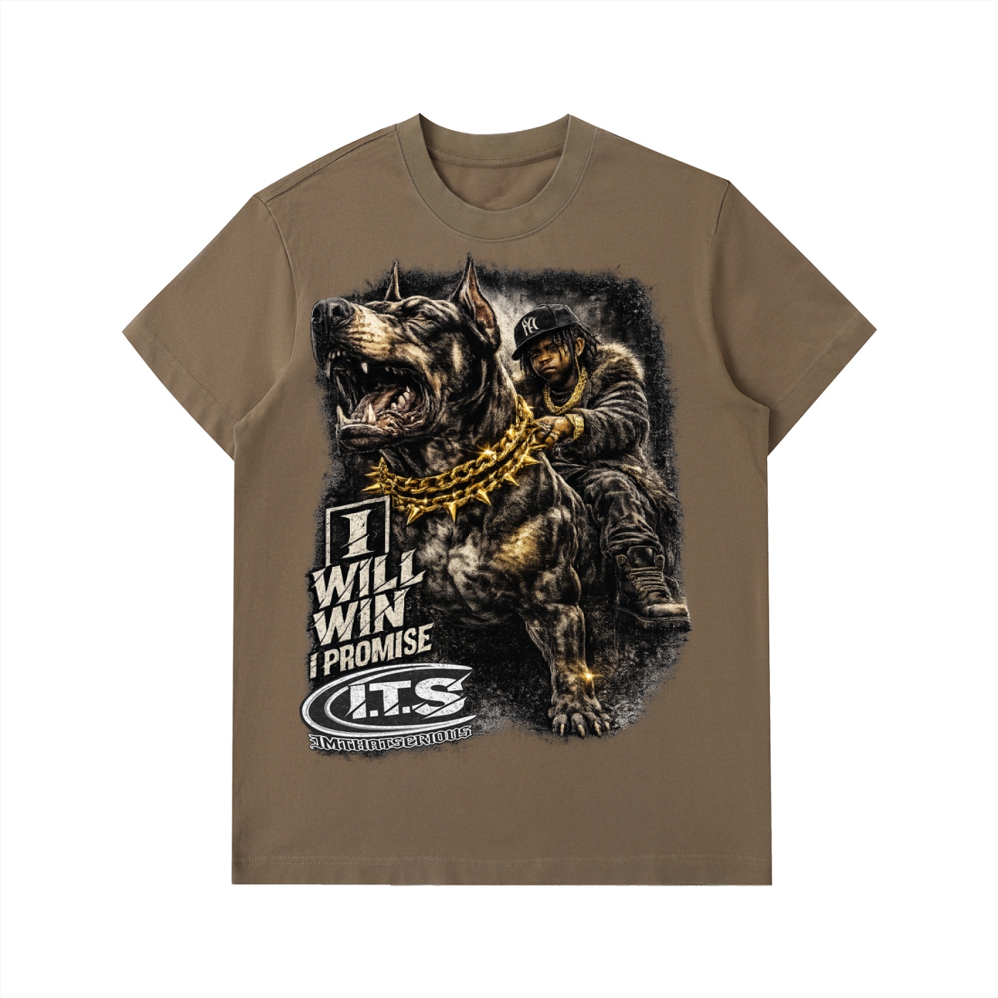 Heavyweight Cotton T-Shirt,I Will Win,I Will Win T-Shirt,Cotton,Cotton T-shirt,I Will Win Cotton T-shirt,T-shirt,Men,IMTHATSERIOUS,Men T-shirt