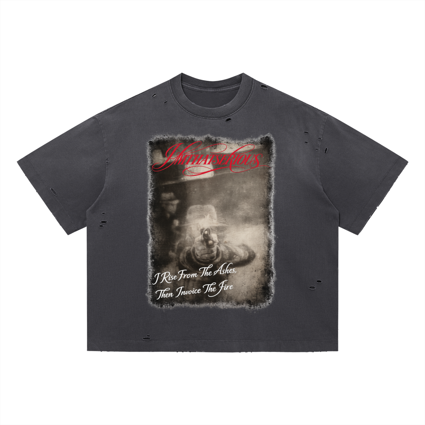 Stay Dangerous,Stay Dangerous Men,Stay Dangerous Men T-Shirt,Men,Men T-Shirt,IMTHATSERIOUS,Vintage Washed Distressed Boxy