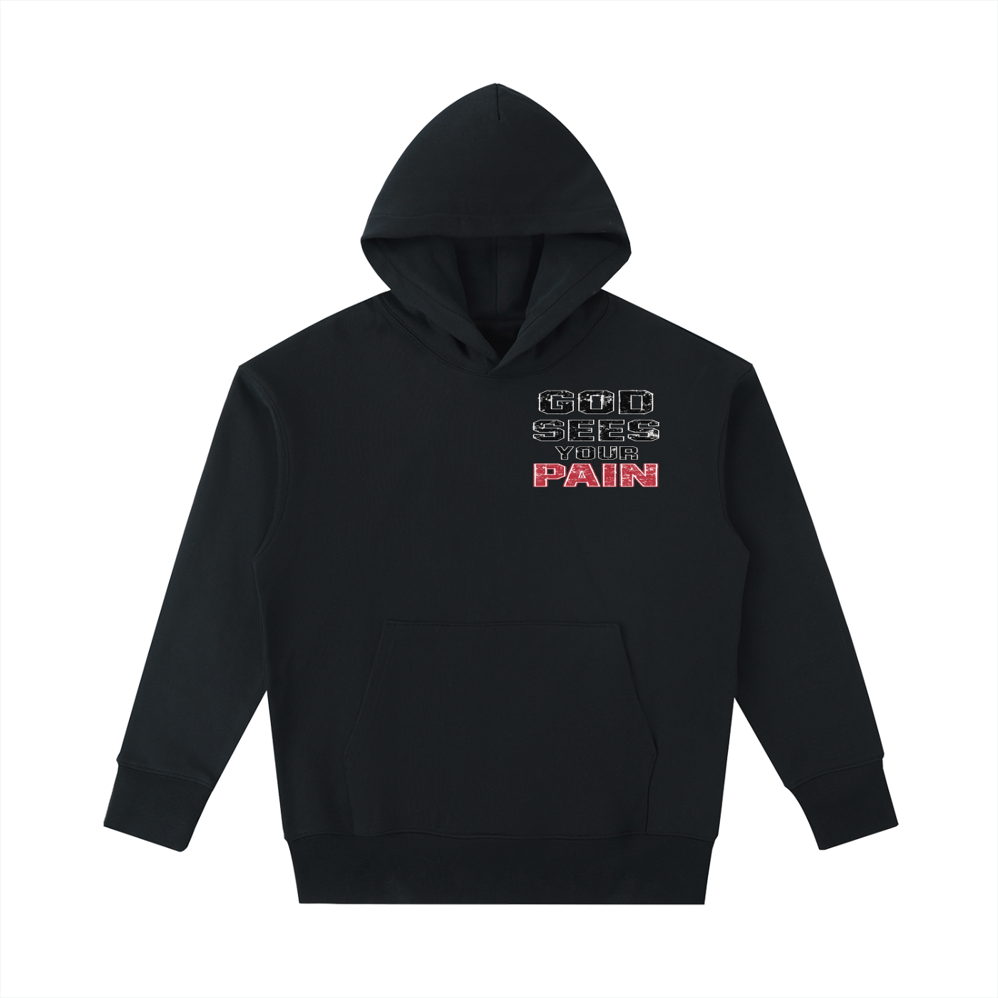 Heavyweight Cotton Hoodie,God Sees Your Pain,God Sees Your Pain Tracksuit,God Sees Your Pain Hoodie,I.T.S,IMTHATSERIOUS,Hoodie,Tracksuit,Cotton Hoodie,Men