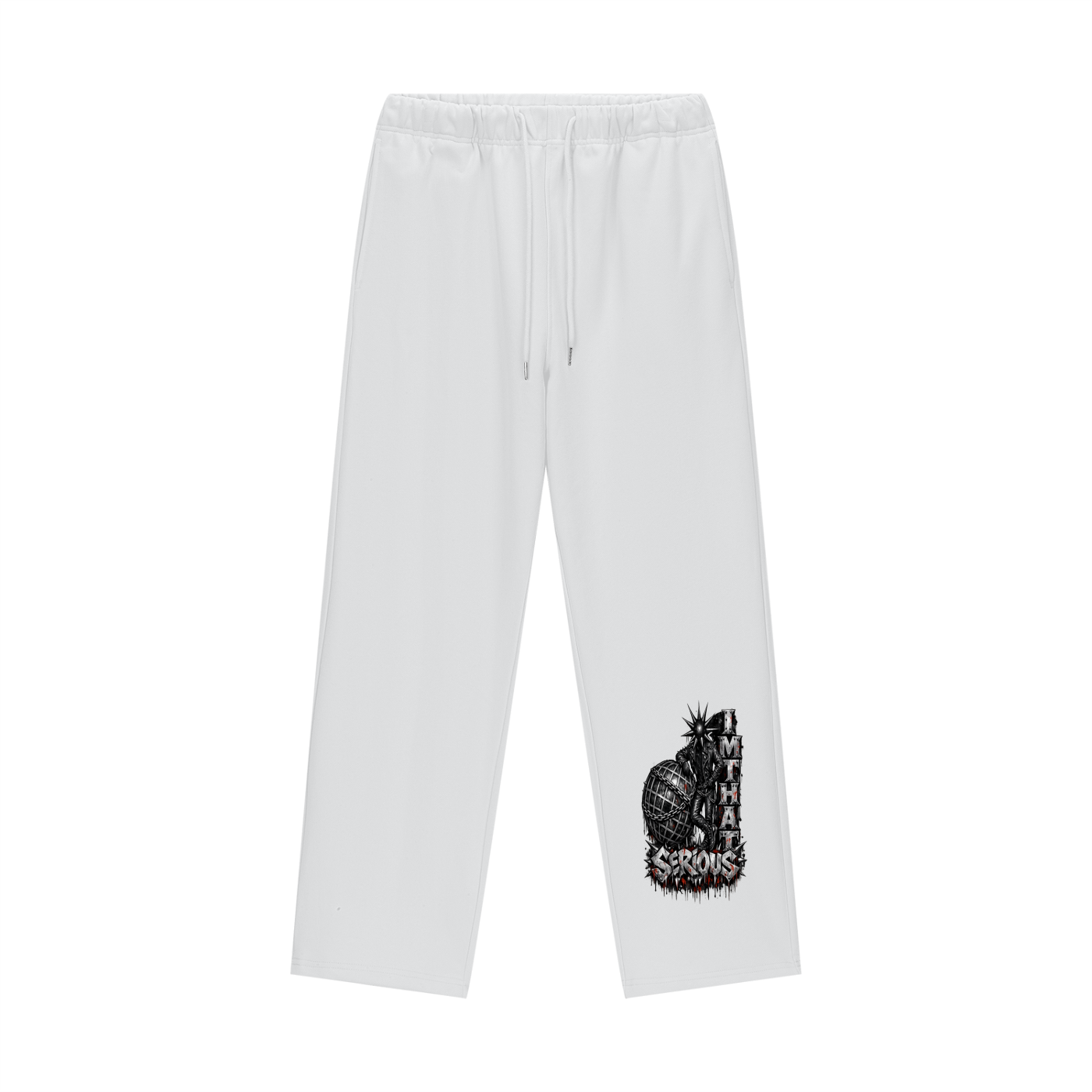 Heavyweight Fleece Straight,Danger,Danger Tracksuit,Danger Sweatpants,Danger Straight Leg Pants,IMTHATSERIOUS,I.T.S,Tracksuit,Fleece Straight Leg Pants,Straight Leg Pants