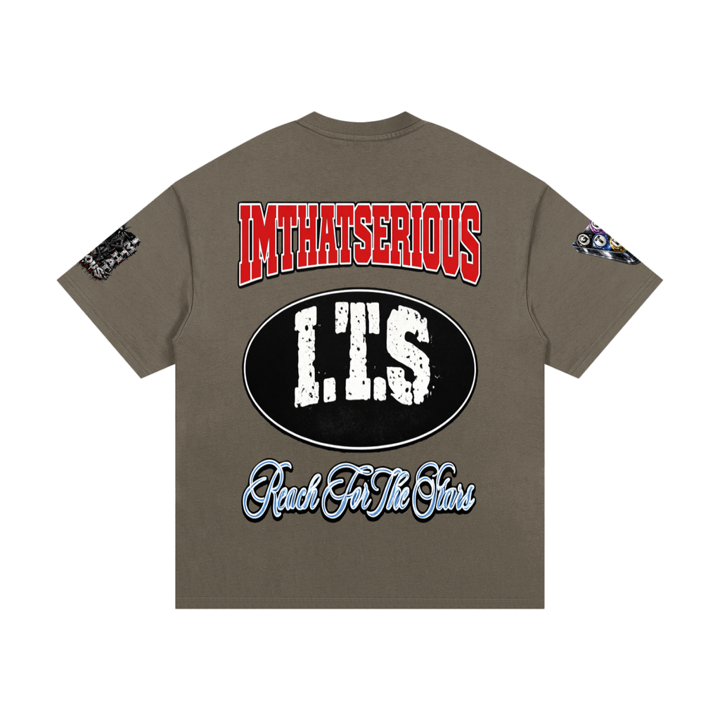  Heavyweight Cotton T-Shirt,I.T.S,IMTHATSERIOUS,Reach For The Stars,Reach For The Stars T-shirt,T-shirt,Men,Men T-shirt,Cotton T-shirt,Men Cotton T-shirt