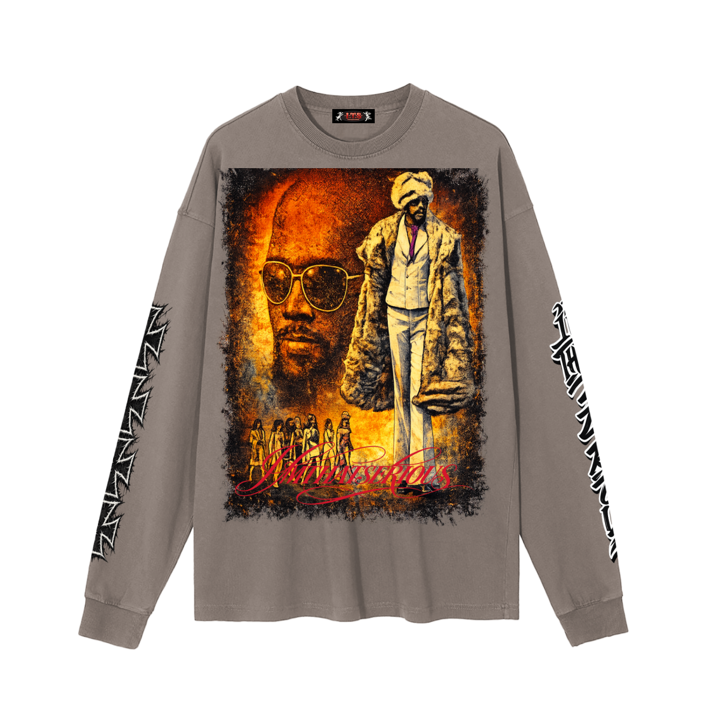 Vintage Washed Long Sleeve T-S,Playa,Playa Men,Playa Men Long Sleeve T-Shirt,Men,Men Long Sleeve T-Shirt,IMTHATSERIOUS