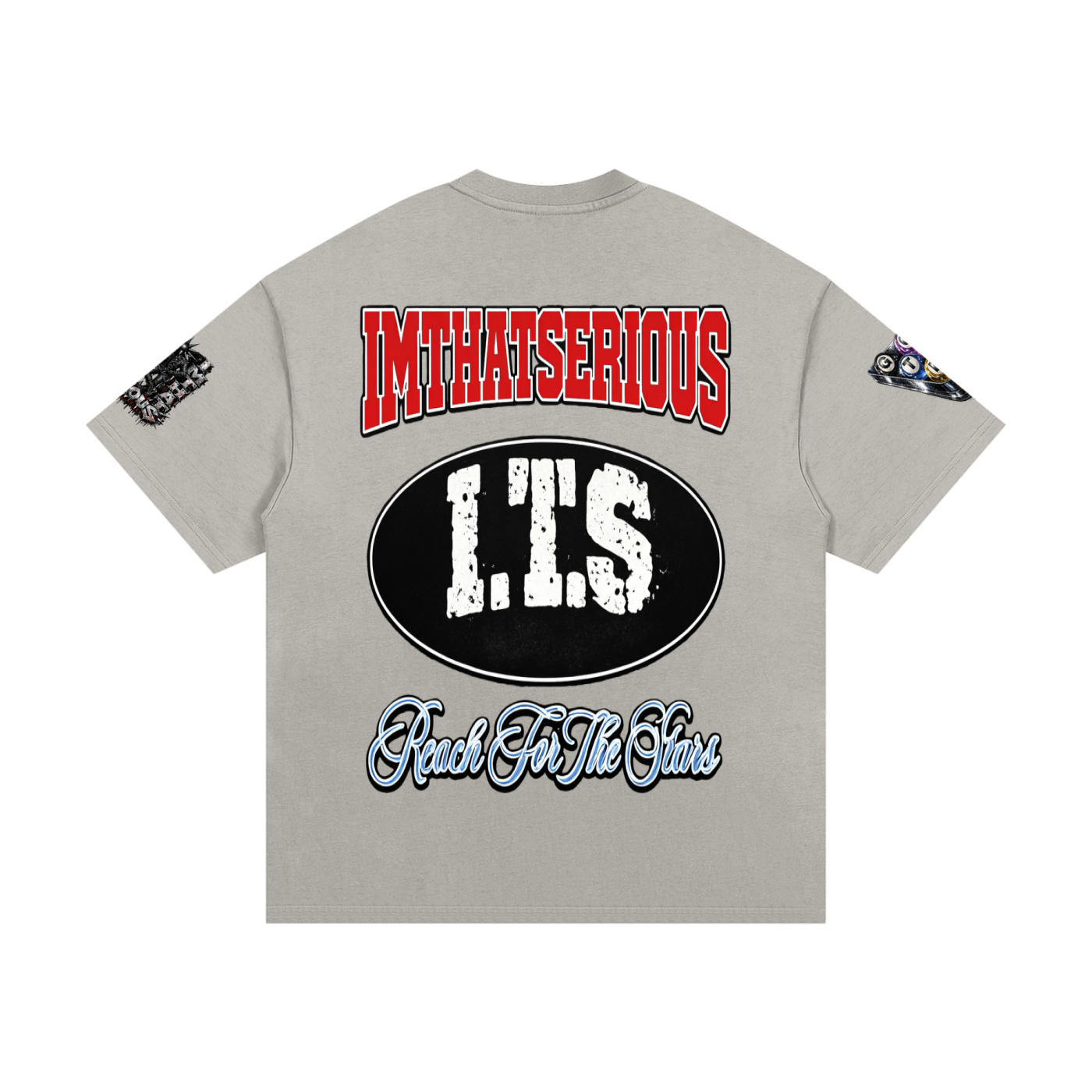  Heavyweight Cotton T-Shirt,I.T.S,IMTHATSERIOUS,Reach For The Stars,Reach For The Stars T-shirt,T-shirt,Men,Men T-shirt,Cotton T-shirt,Men Cotton T-shirt