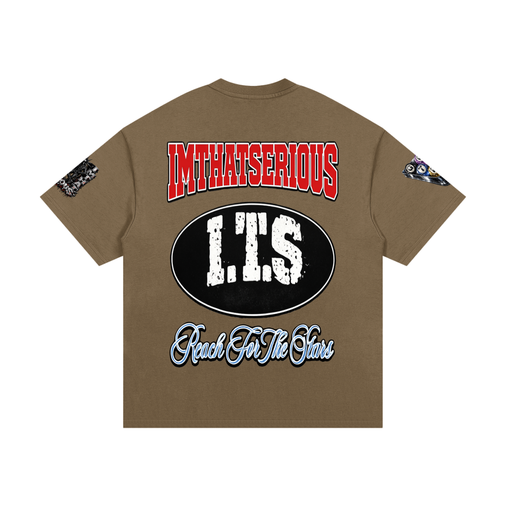  Heavyweight Cotton T-Shirt,I.T.S,IMTHATSERIOUS,Reach For The Stars,Reach For The Stars T-shirt,T-shirt,Men,Men T-shirt,Cotton T-shirt,Men Cotton T-shirt