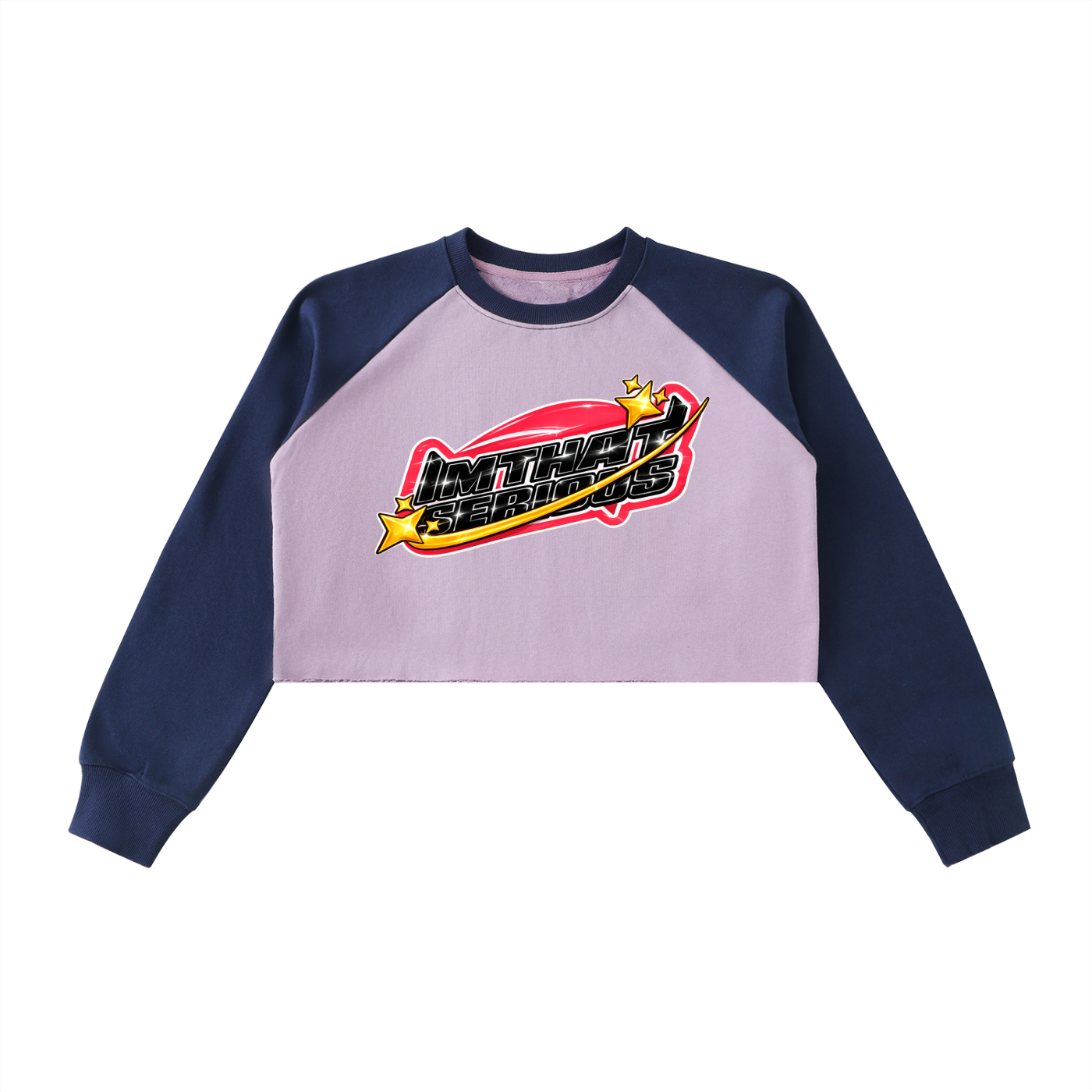 Raw-Hem Color-Block Raglan Cro,Crop Sweatshirt,IMTHATSERIOUS,Women,Women Sweatshirt,Women Crop Sweatshirt,Raw Hem Color Block Sweatshirt,Color Block Crop Sweatshirt,Women Raglan Crop Sweatshirt,Women Raw Hem Sweatshirt