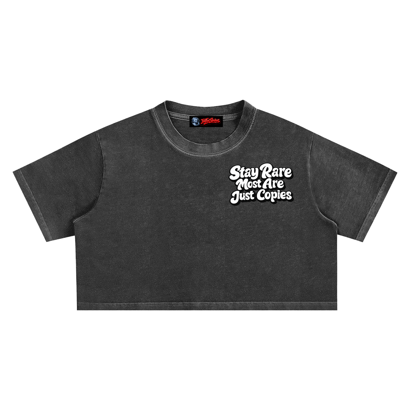 Snow Washed Crop Top,IMTHATSERIOUS,Stay Rare,Stay Rare Crop Top,Women,Female,Snow Washed,Crop Top