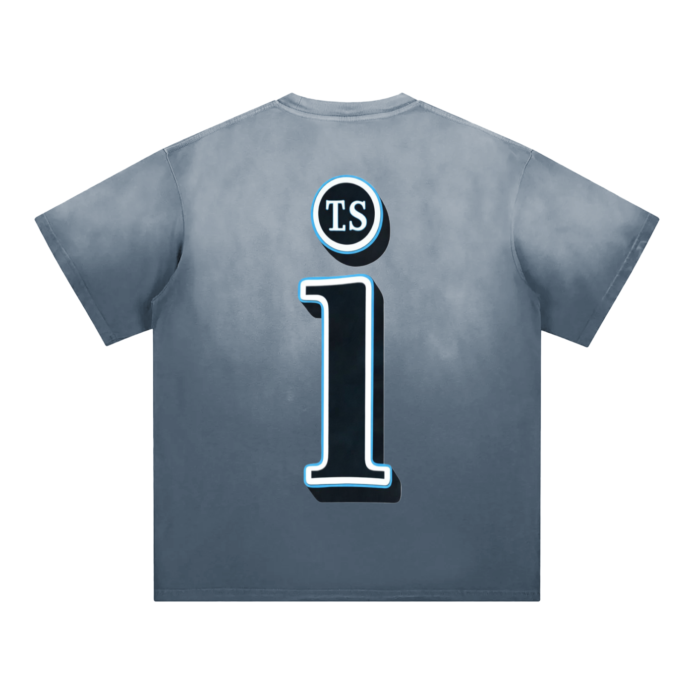 Sunfade Edge Gradient T-Shirt,IMTHATSERIOUS,Men,Men T-Shirt