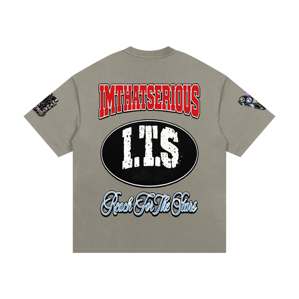  Heavyweight Cotton T-Shirt,I.T.S,IMTHATSERIOUS,Reach For The Stars,Reach For The Stars T-shirt,T-shirt,Men,Men T-shirt,Cotton T-shirt,Men Cotton T-shirt