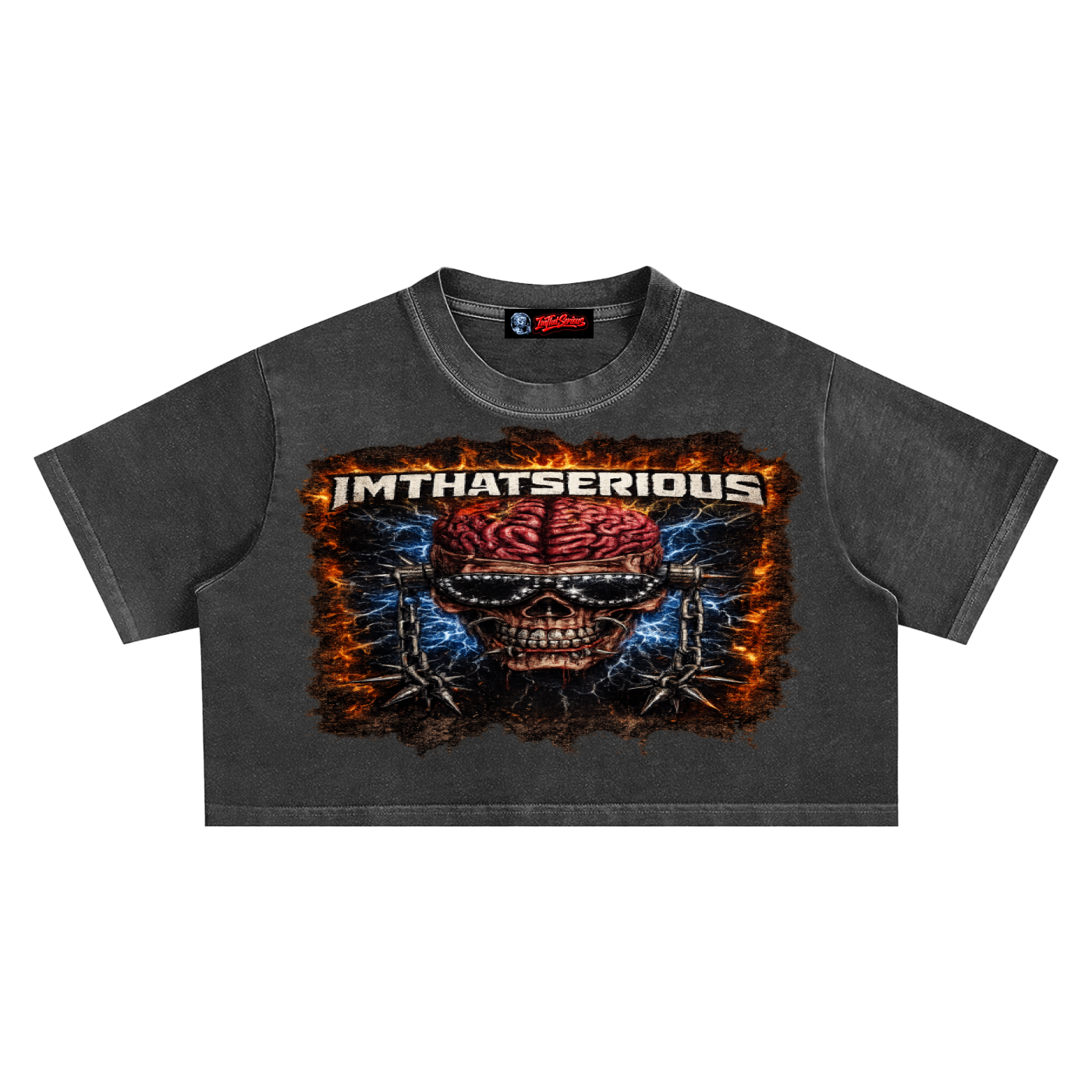 Torturous,Torturous Women,Torturous Women Crop Top,Snow Washed Crop Top,Women,Women Crop Top,Snow Washed