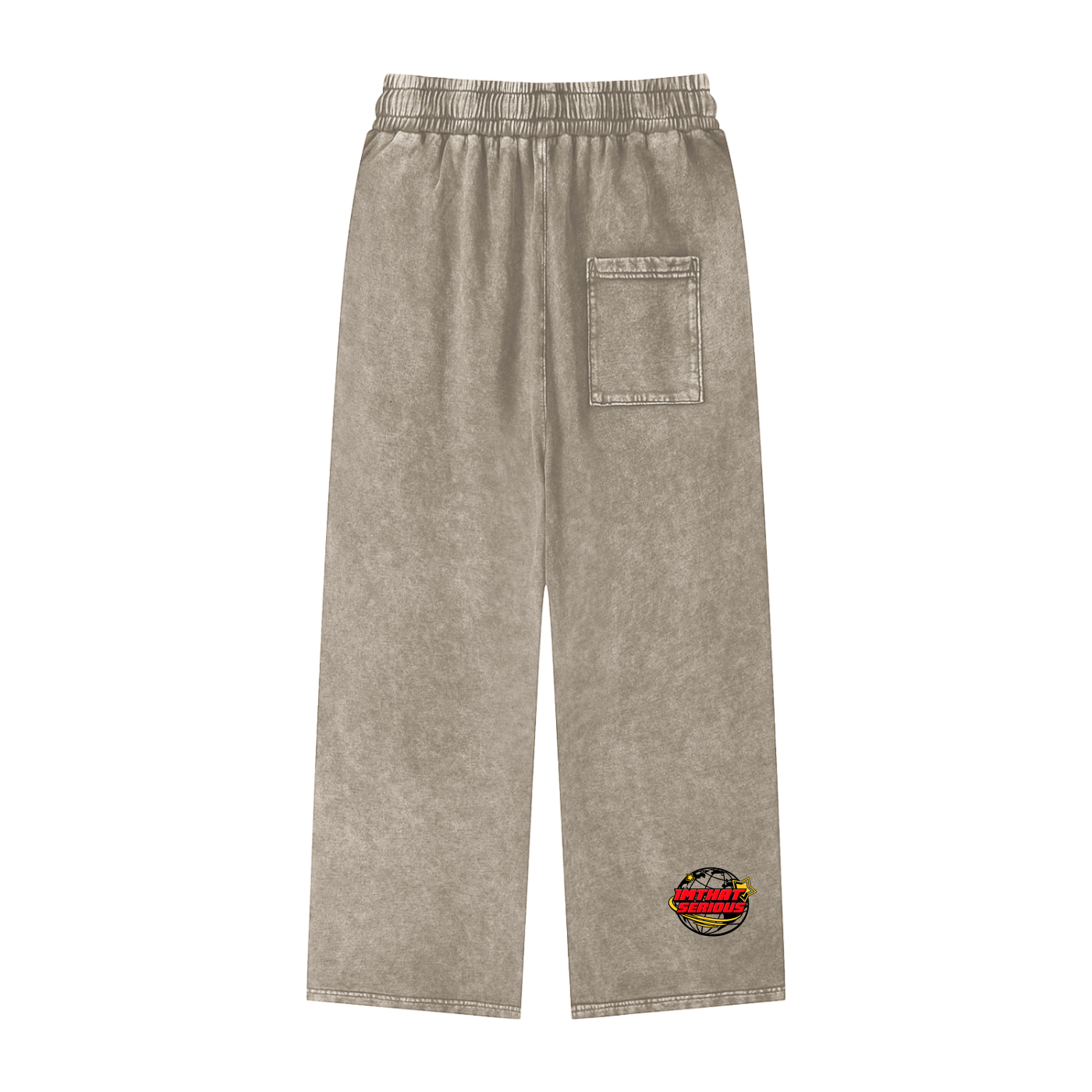 IMTHATSERIOUS,Life Is Short,Life Is Short Men Tracksuit,Life Is Short Men Pants,Snow Washed Straight Leg Pants,Men,Snow Washed,Men Snow Washed Pants,Men Straight Leg Pants