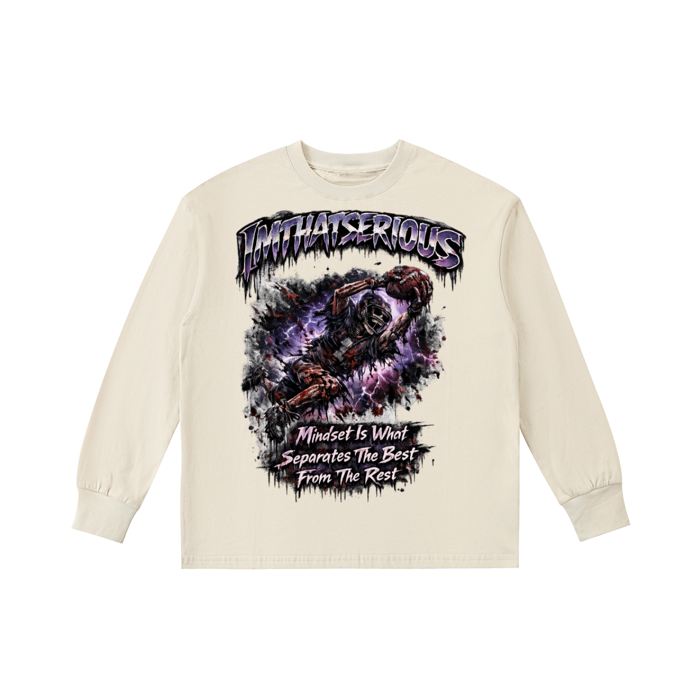 Kids' Cotton Long-Sleeve Tee,IMTHATSERIOUS,Kids,Mindset,Kids Mindset,kids Mindset Long Sleeve Tee,Kids Mindset Cotton Sleeve Tee,Kids Cotton Sleeve Tee,Kids Long Sleeve Tee,Kids Cotton Long Sleeve Tee