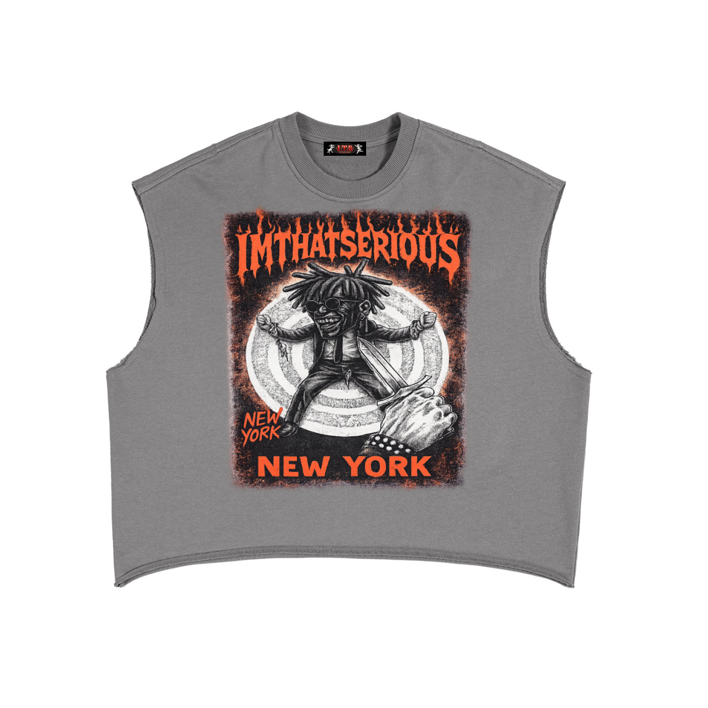 French Terry Boxy Tank Top,Trap,Trap Men,Trap Men Tank Top,Men,Men Tank Top,IMTHATSERIOUS