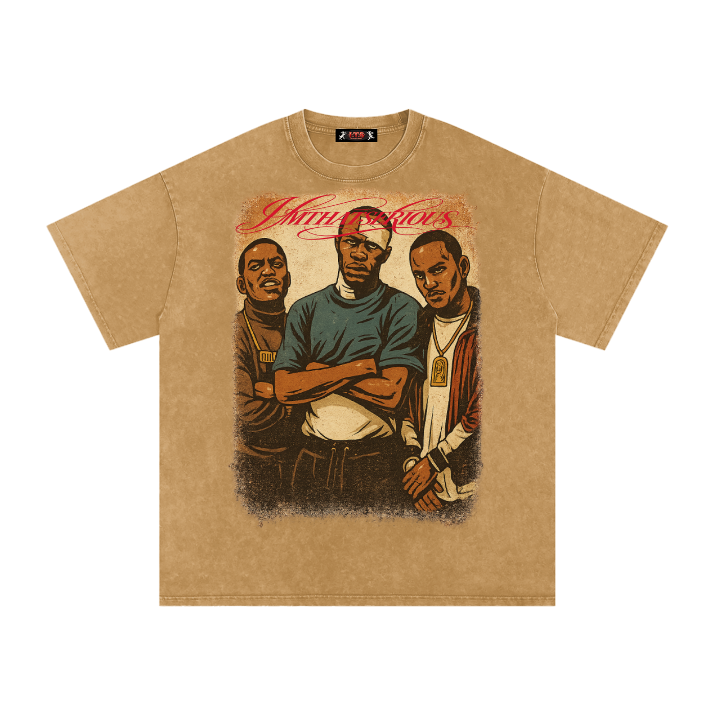 Snow Washed Oversized Cotton T,Paid In Full,Paid In Full Men,Paid In Full Men T-Shirt,IMTHATSERIOUS,Men,Men T-Shirt