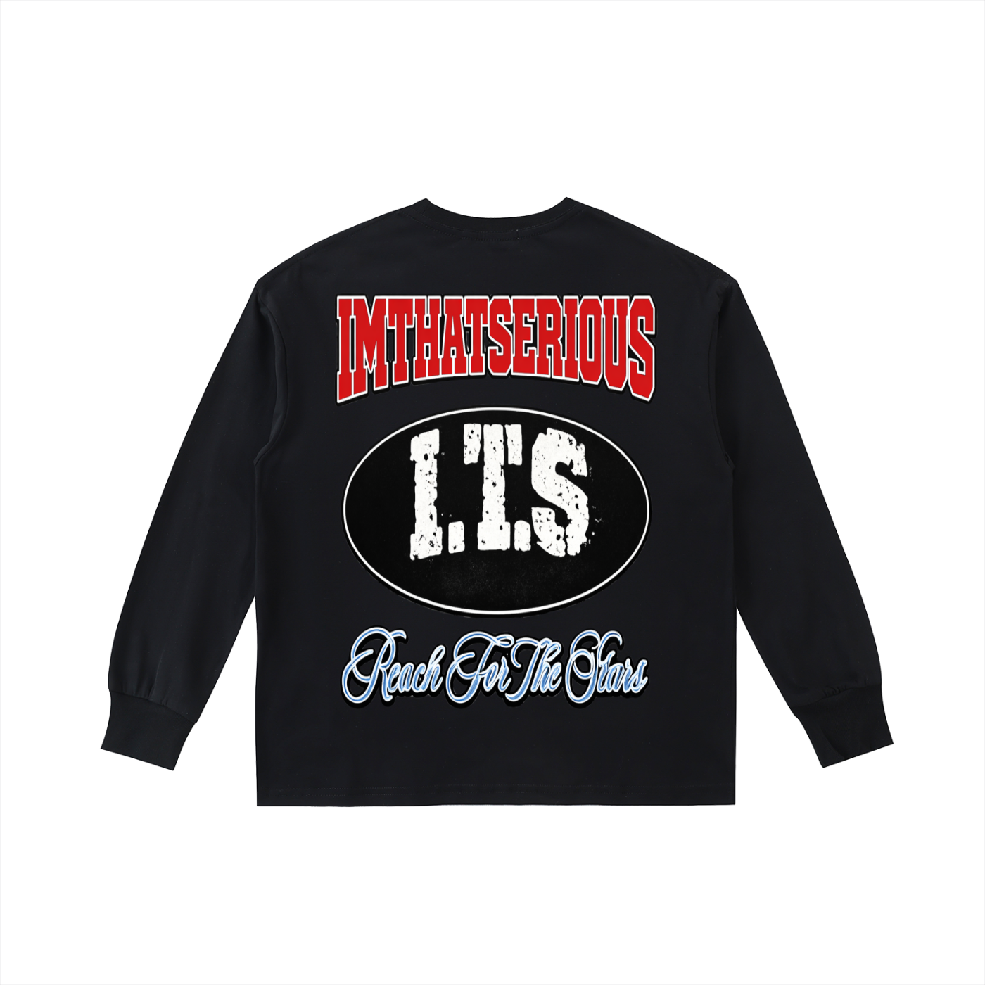 Cotton Long-Sleeve Tee,I.T.S,IMTHATSERIOUS,Kids,Reach For The Stars,Kids Cotton Long-Sleeve Tee,Cotton,Long Sleeve Tee,Reach For The Stars Kids Tee