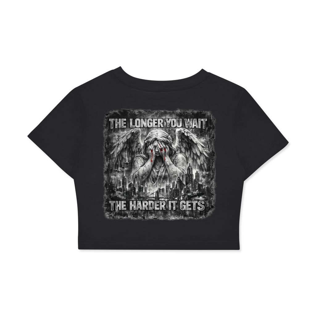 Angels Cry,Angels Cry Fitted Cropped Top,IMTHATSERIOUS,Fitted Crop Cotton T-Shirt,Cotton,Crop Top,Fitted Crop Top,Crop T-Shirt,Fitted Crop T-Shirt