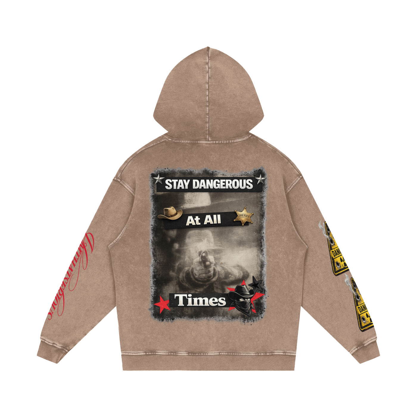 Stay Dangerous,Stay Dangerous Men,Stay Dangerous Men Hoodie,Snow Washed Loose Cotton Hoodi,Men,Men Hoodie,IMTHATSERIOUS