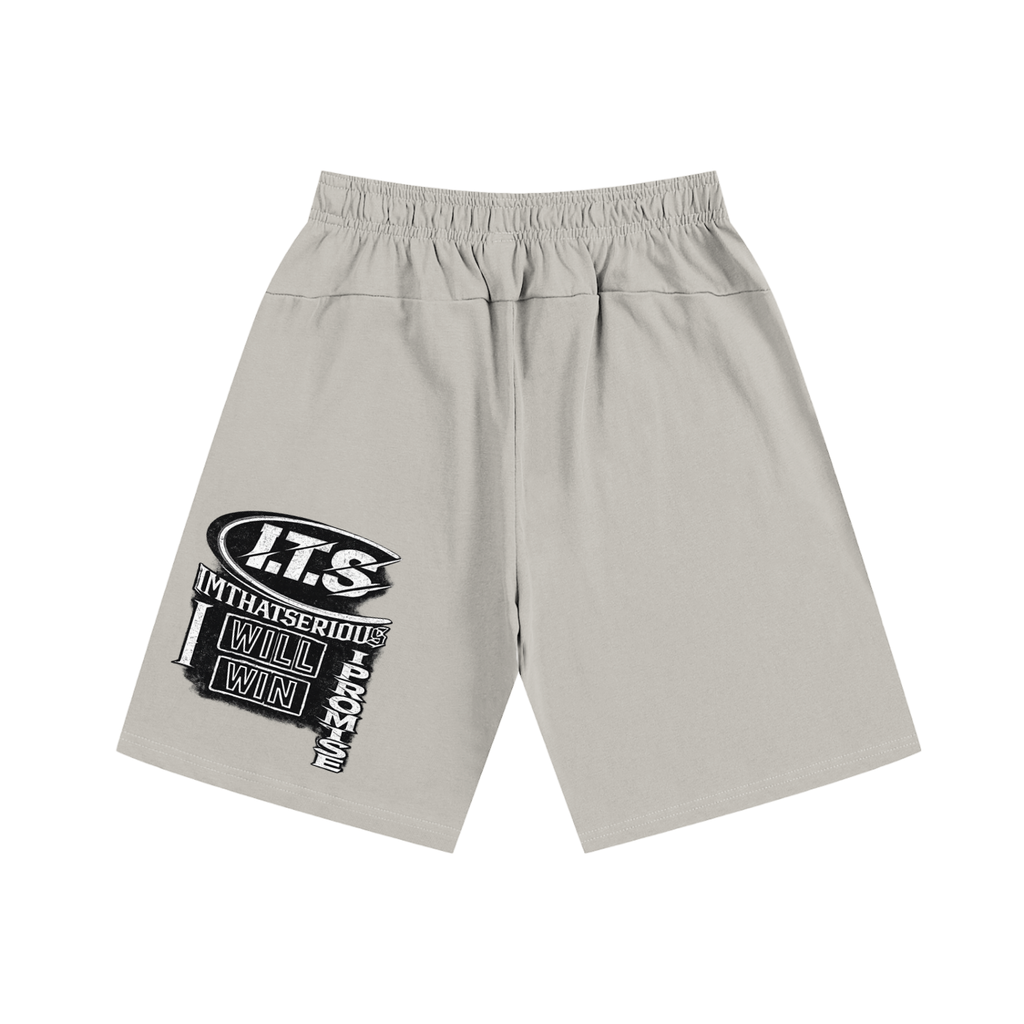 Heavyweight Cotton Shorts,I.T.S,IMTHATSERIOUS,Men,Men Shorts,Shorts,Cotton Shorts,I Will Win,I Will Win Shorts,I Will Win Men Shorts