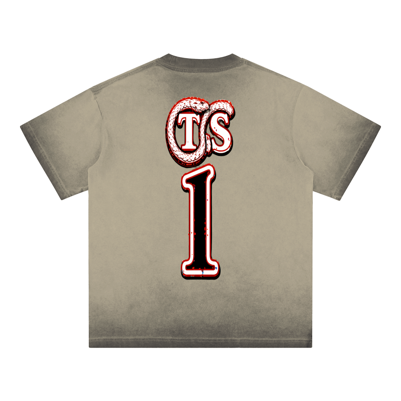 Reverse Dyed Loose Cotton T-Sh,IMTHATSERIOUS,Men,Men T-Shirt