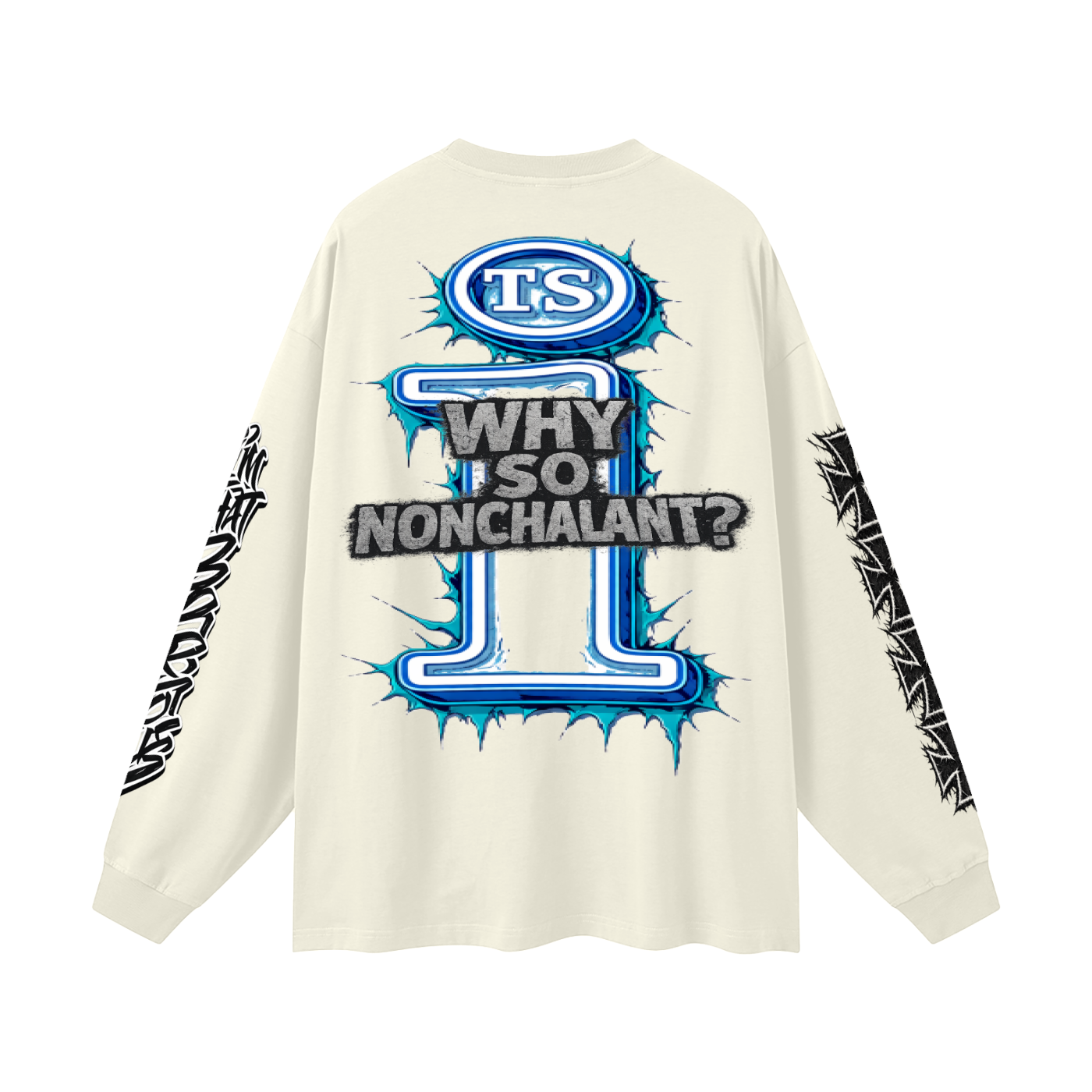 Oversized Long Sleeve T-Shirt,IMTHATSERIOUS,Men,Stack Men,Stack Men Long Sleeve T-Shirt,Men Long Sleeve T-Shirt