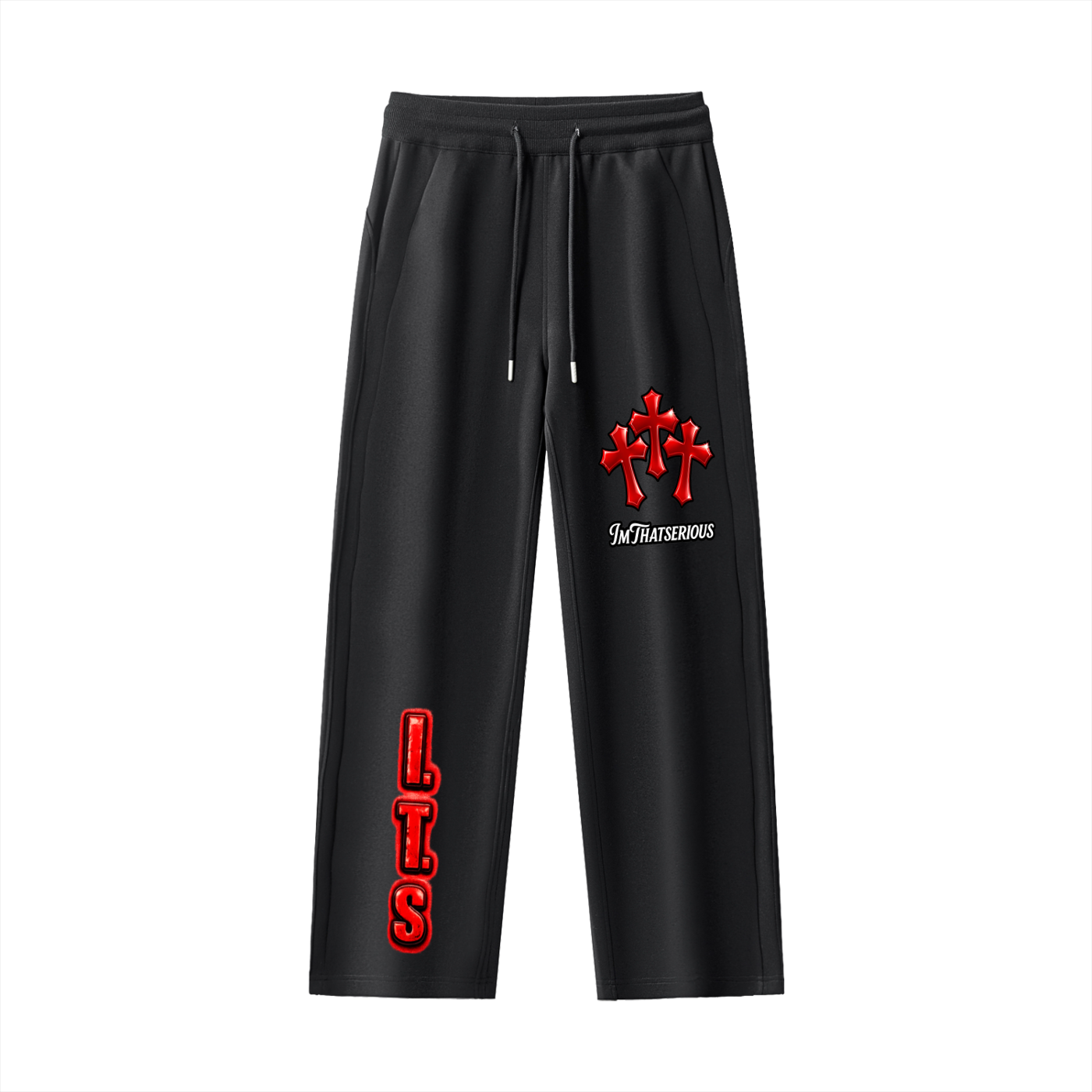 Drawstring Straight-Leg,Sweatpants,IMTHATSERIOUS,Power,Power Tracksuit,Power Sweatpants,Drawstring Sweatpants,Straight Leg Sweatpants,Women,Women Sweatpants
