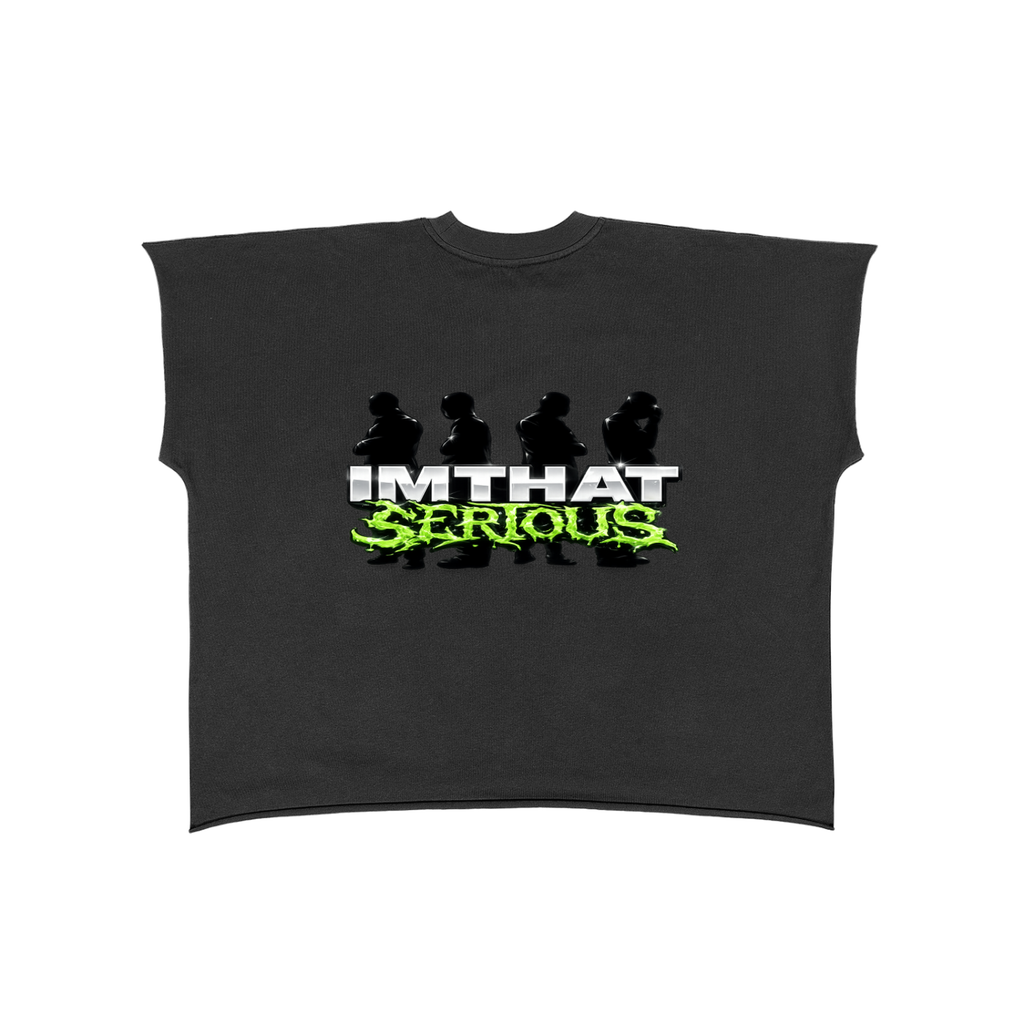 IMTHATSERIOUS,Raw Edge Boxy Non-Shrink T-Shi,Men,Women,Boxy T-Shirt,Raw Edge Boxy T-Shirt,Non Shrink T-Shirt,Boxy Non Shrink T-Shirt