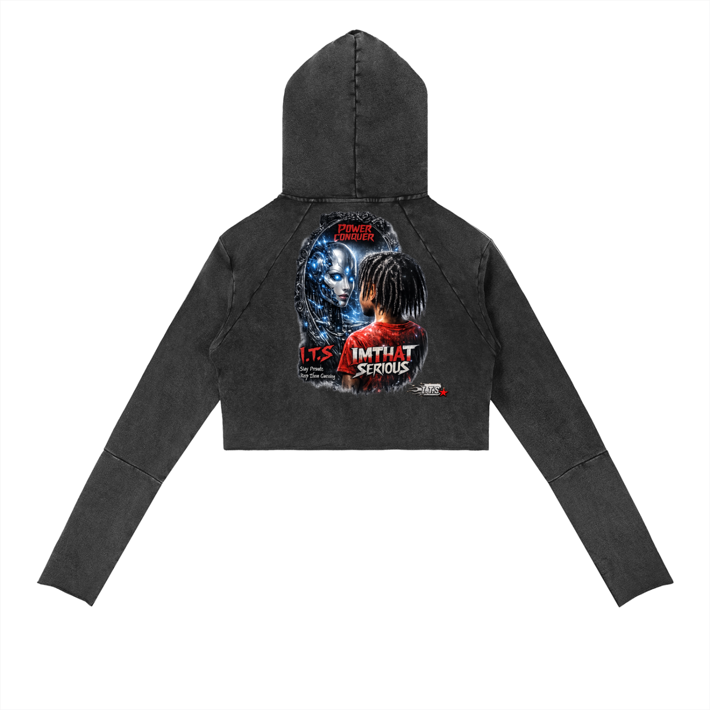 Vintage Washed Raw Edge Hoodie,Hoodie,Tracksuit,IMTHATSERIOUS,Vision,Vision Hoodie,Vision Tracksuit,Female,Women,Women Hoodie