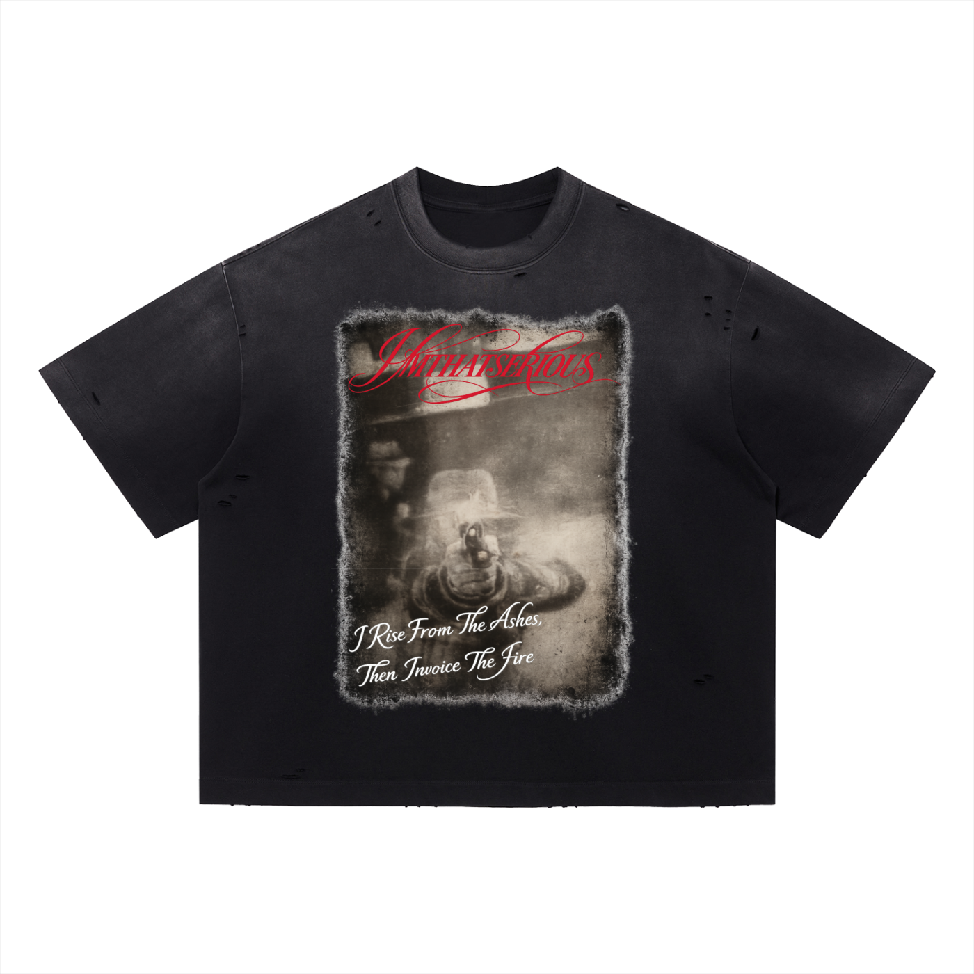 Stay Dangerous,Stay Dangerous Men,Stay Dangerous Men T-Shirt,Men,Men T-Shirt,IMTHATSERIOUS,Vintage Washed Distressed Boxy