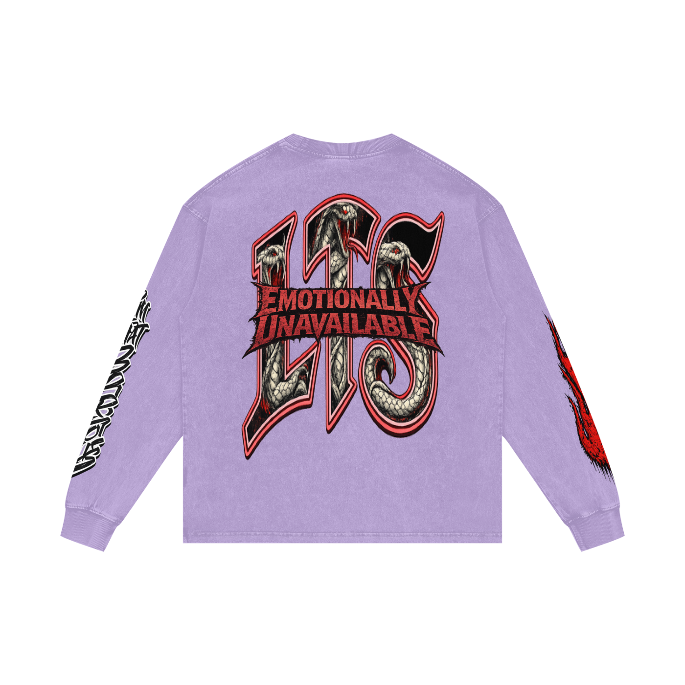 Acid Wash Oversize Long Sleeve,Sayless,Sayless Men,Sayless Men Long Sleeve T-Shir,Men,Men Long Sleeve T-Shirt,IMTHATSERIOUS