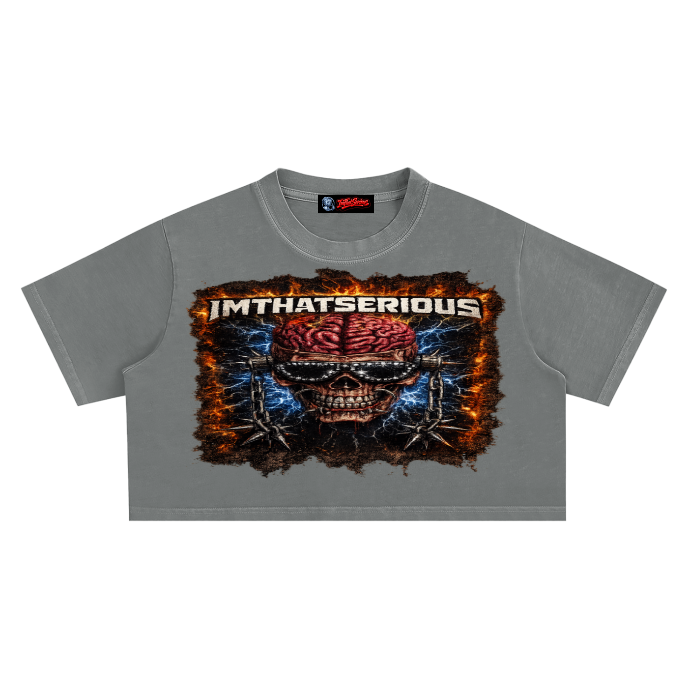 Torturous,Torturous Women,Torturous Women Crop Top,Snow Washed Crop Top,Women,Women Crop Top,Snow Washed