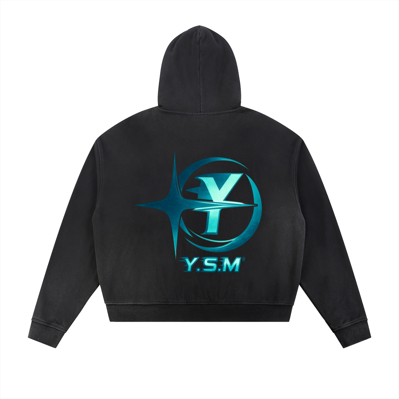 Sun Fade Frayed Raw Edge Fleec,Men,Men Hoodie,IMTHATSERIOUS