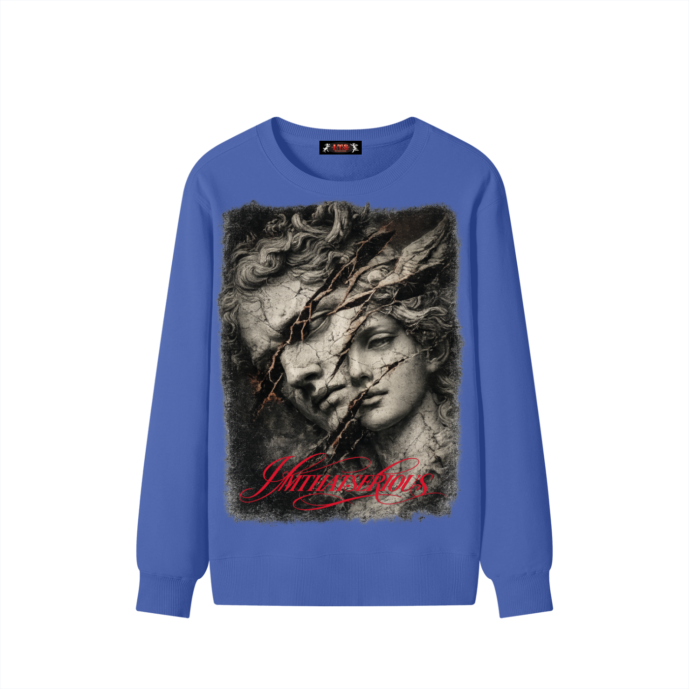 Classic Cotton Sweatshirt,Men,Men Sweatshirt,IMTHATSERIOUS,Split,Split Men,Split Men Sweatshirt