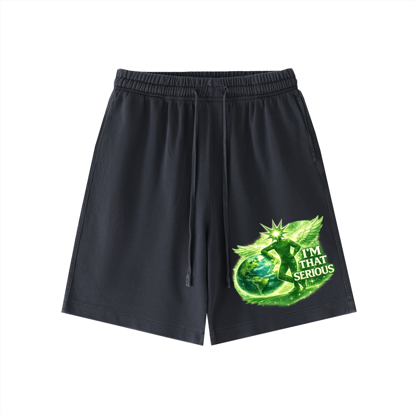 Vintage Wash Cotton Shorts,IMTHATSERIOUS,IMTHATSERIOUS Shorts,Shorts,Cotton Shorts,Men,Men Shorts