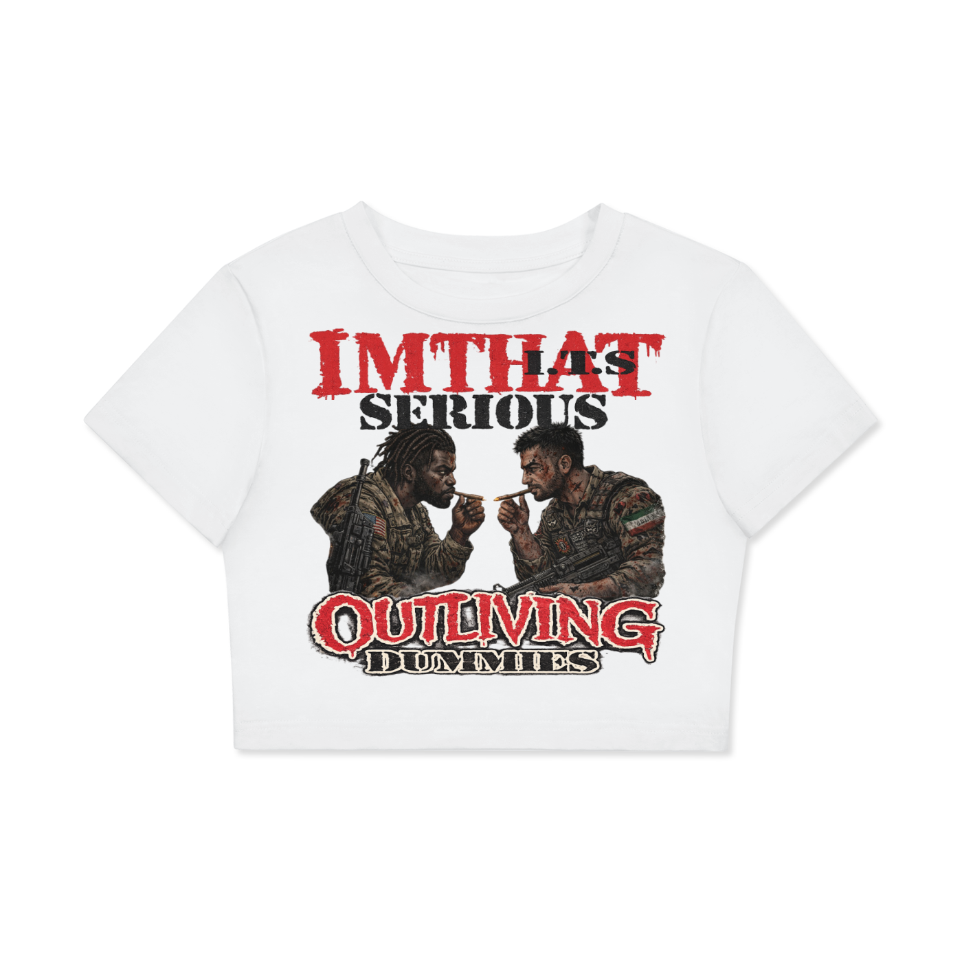 Protect Your Peace,Protect Your Peace Women,Fitted Crop Cotton T-Shirt,Women Crop Cotton T-Shirt,IMTHATSERIOUS,Women,Women Crop Top,Women T-Shirt,Women Cotton Crop Top