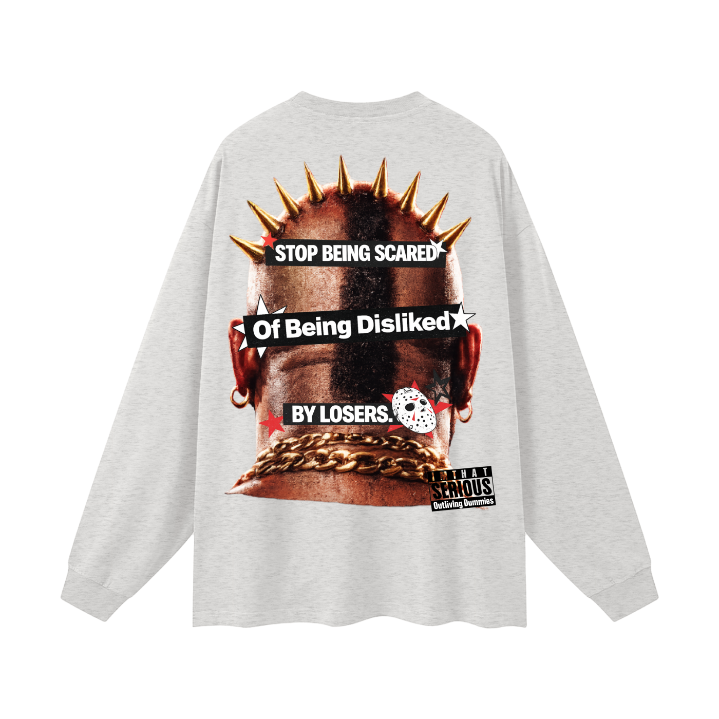 Hustlin' Oversized Long Sleeve,IMTHATSERIOUS,Men,Men Oversized Long Sleeve Tee,Hustlin Men,Hustlin Men Long Sleeve Tee