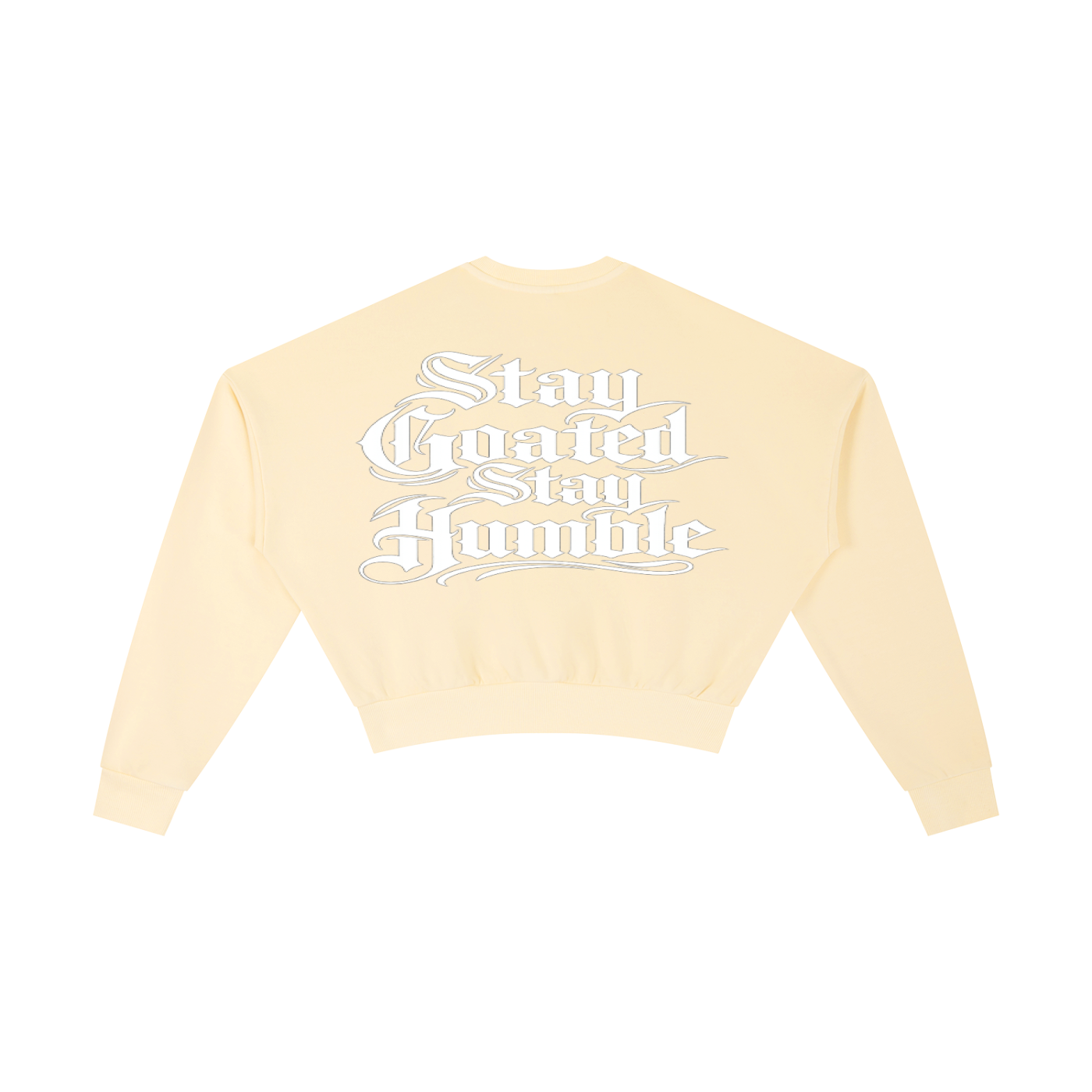 Stay Goated,IMTHATSERIOUS,Vintage Washed Cropped Sweatsh,Women,Women Sweatshirt,Women Vintage Crop Sweatshirt,Stay Goated Women,Stay Goated Women Sweatshirt,Vintage Washed Sweatshirt,Vintage Washed