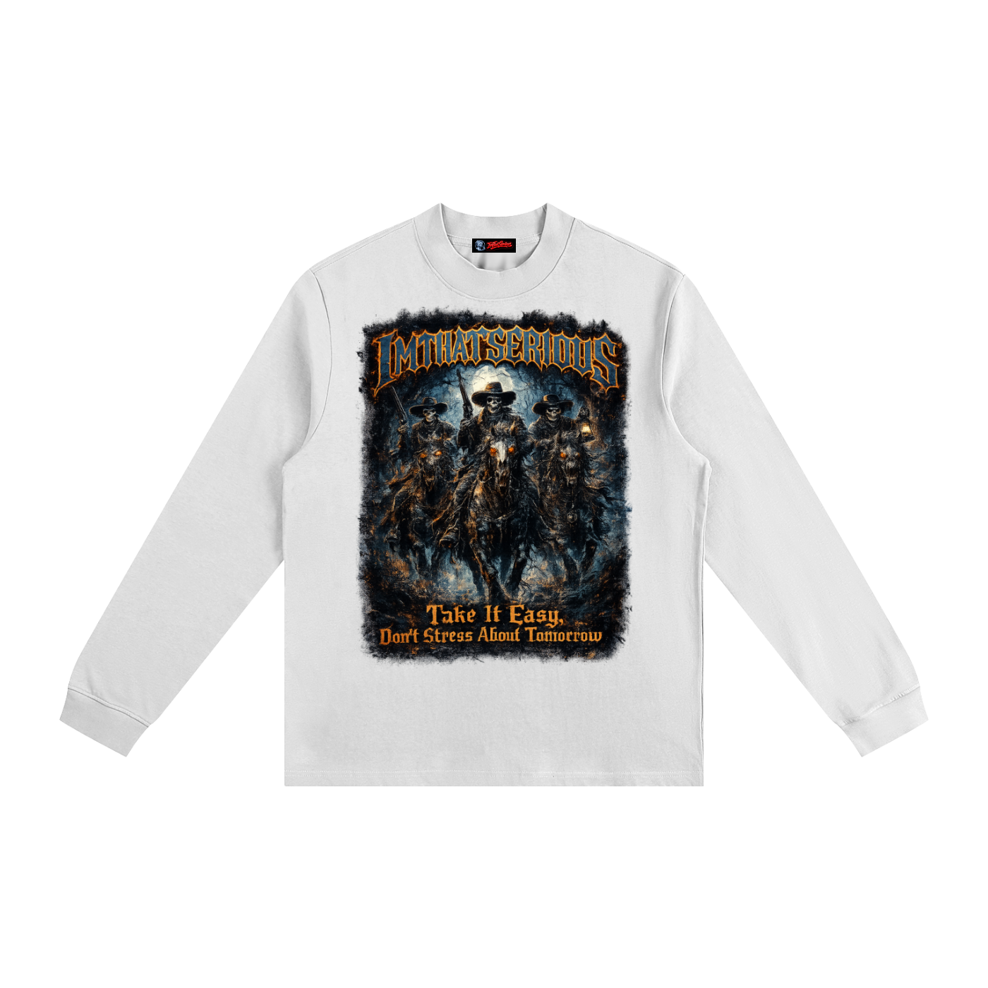 Non-Shrink Mock Neck Sweatshir,IMTHATSERIOUS,Men,Cowboy Vamps,Cowboy Vamps Sweatshirt,Cowboy Vamps Men Sweatshirt,Men Sweatshirt,Non Shrink Sweatshirt,Mock Neck Sweatshirt,Men Non Shrink Sweatshirt