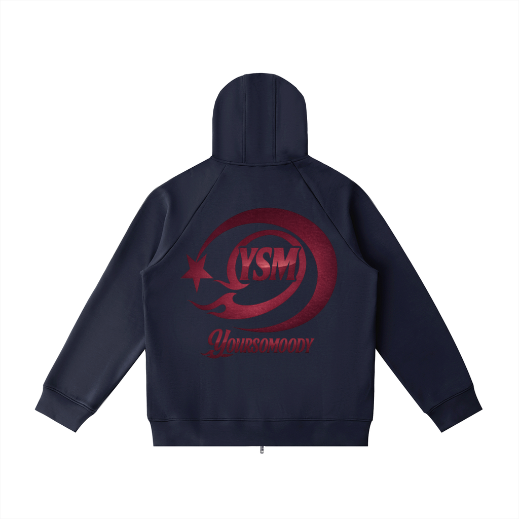 Raglan Sleeve Zip Hoodie,Men,Men Hoodie,IMTHATSERIOUS